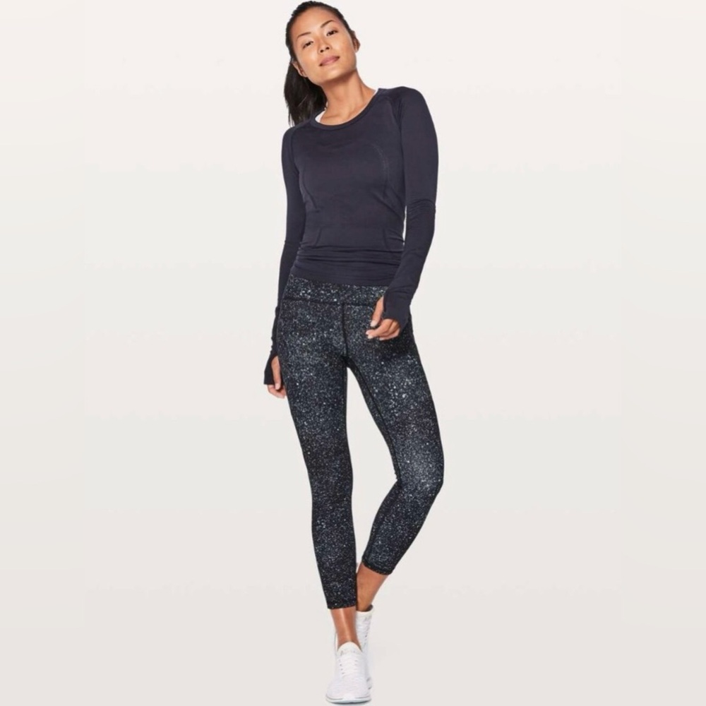 Lululemon Train Times 7/8 Legging (25”), High Waist w. Mesh Detail